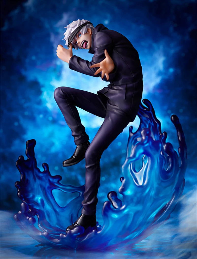Anime Jujutsu Kaisen Satoru Gojo 1/7 Complete PVC Action Figure Collectible Model Kids Toys Doll Gifts 24CM