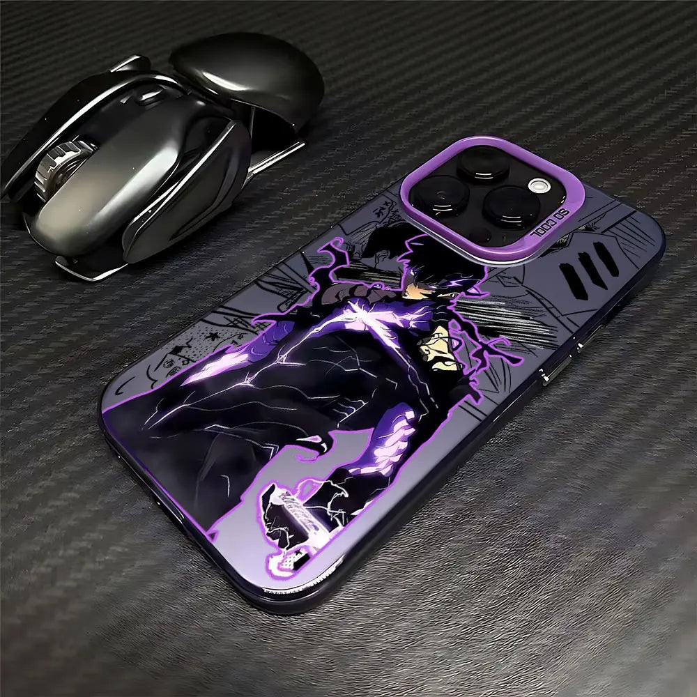 Anime Solo Leveling Case for Xiaomi Redmi A1 13C 9C 9T Note 7 8 9 9S 10 11 12 13 Pro K60 Ultra 4G 5G Matte Shockproof Back Cover