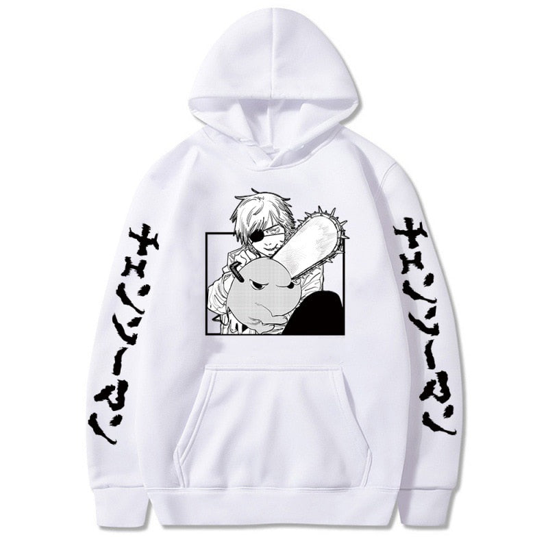 Chainsaw Man Hoodies Anime Manga Print Streetwear Men Women Casual Fashion Sweatshirts Oversized Hoodie Harajuku Unisex Pullover