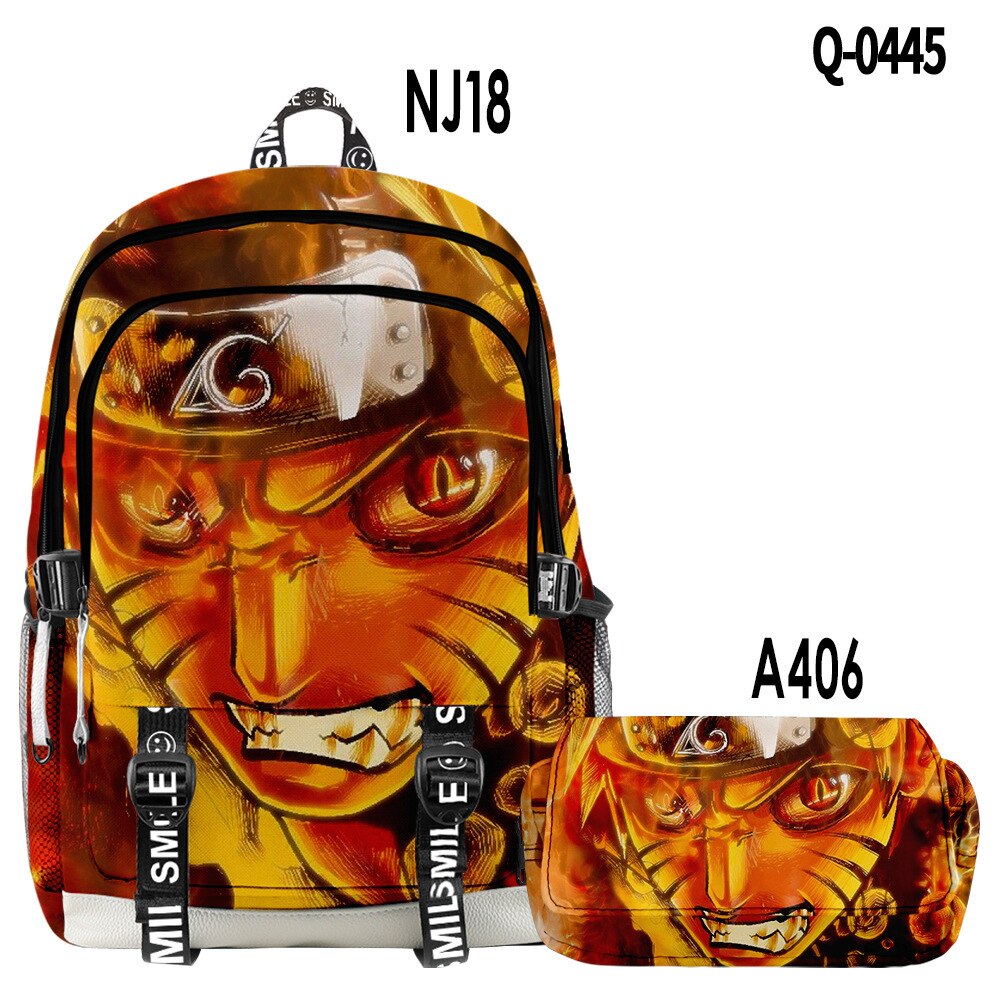 36 Styles Anime Backpack + Pencil Case