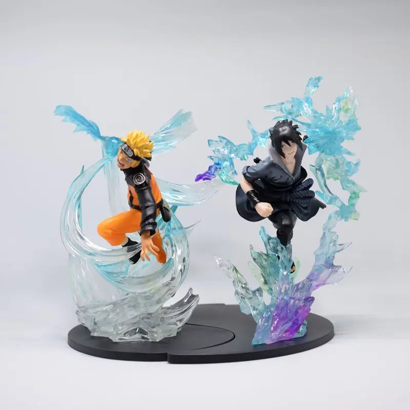 Anime Naruto Figures Uzumaki Naruto VS Rasengan Sasuke PVC Action Figure Naruto Shippuden Uzumaki Figma Collectible Model Toys