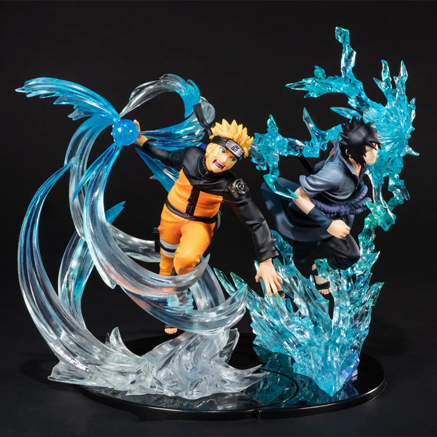 Anime Naruto Figures Uzumaki Naruto VS Rasengan Sasuke PVC Action Figure Naruto Shippuden Uzumaki Figma Collectible Model Toys
