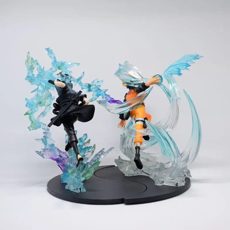 Anime Naruto Figures Uzumaki Naruto VS Rasengan Sasuke PVC Action Figure Naruto Shippuden Uzumaki Figma Collectible Model Toys