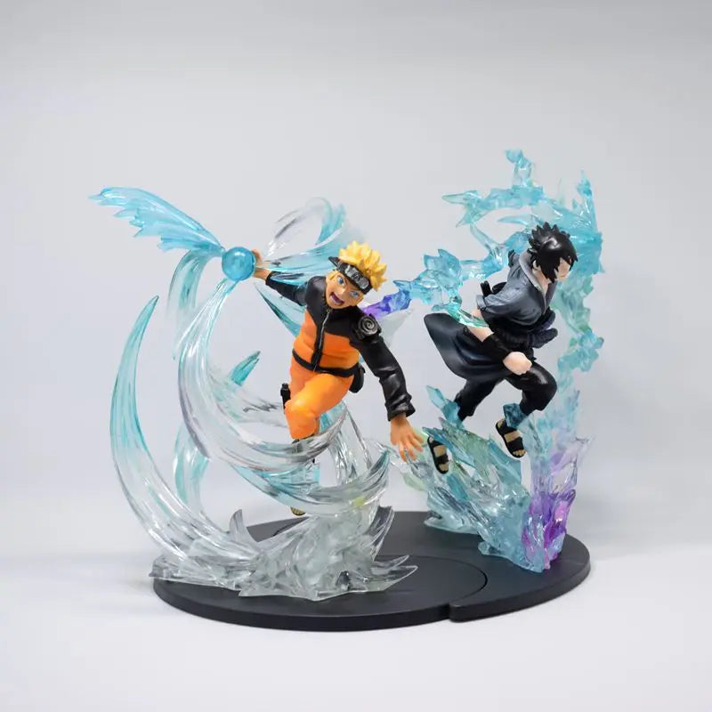 Anime Naruto Figures Uzumaki Naruto VS Rasengan Sasuke PVC Action Figure Naruto Shippuden Uzumaki Figma Collectible Model Toys