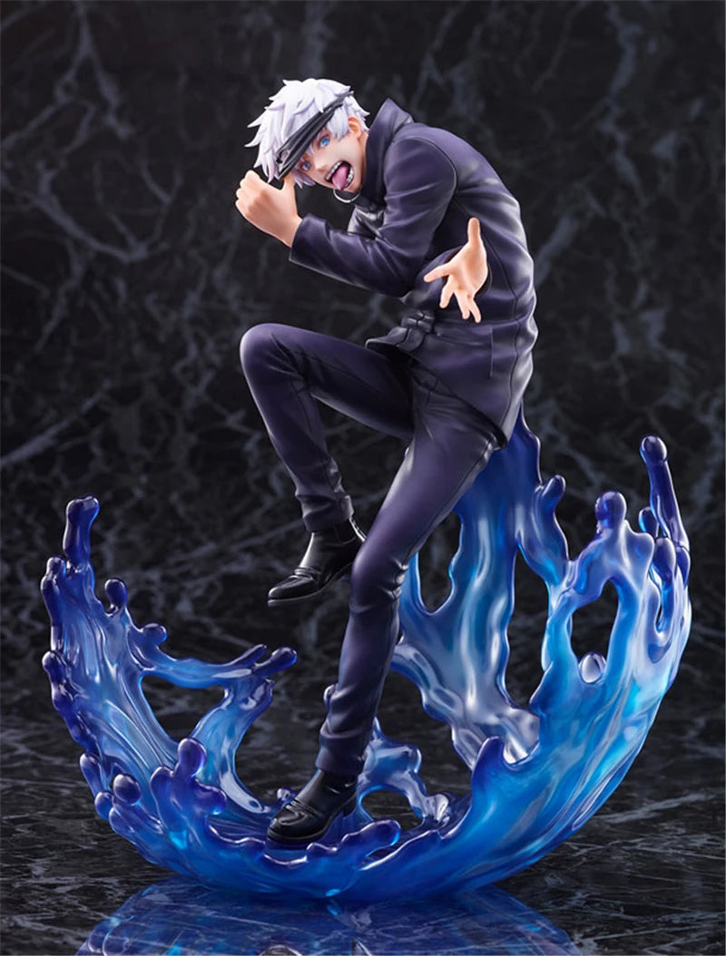Anime Jujutsu Kaisen Satoru Gojo 1/7 Complete PVC Action Figure Collectible Model Kids Toys Doll Gifts 24CM