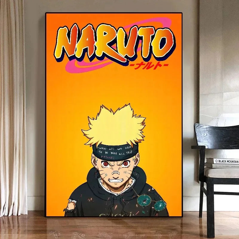 Bandai Decorative Canvas Printing Naruto Room Home Picture Decor Prints and Prints Decoration HD Paintings Poster