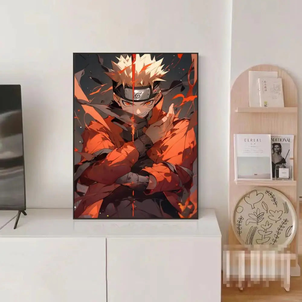 NARUTO Uzumaki Naruto Poster Paper Print Home Living Room Bedroom Entrance Bar Restaurant Cafe Art Painting Decoration