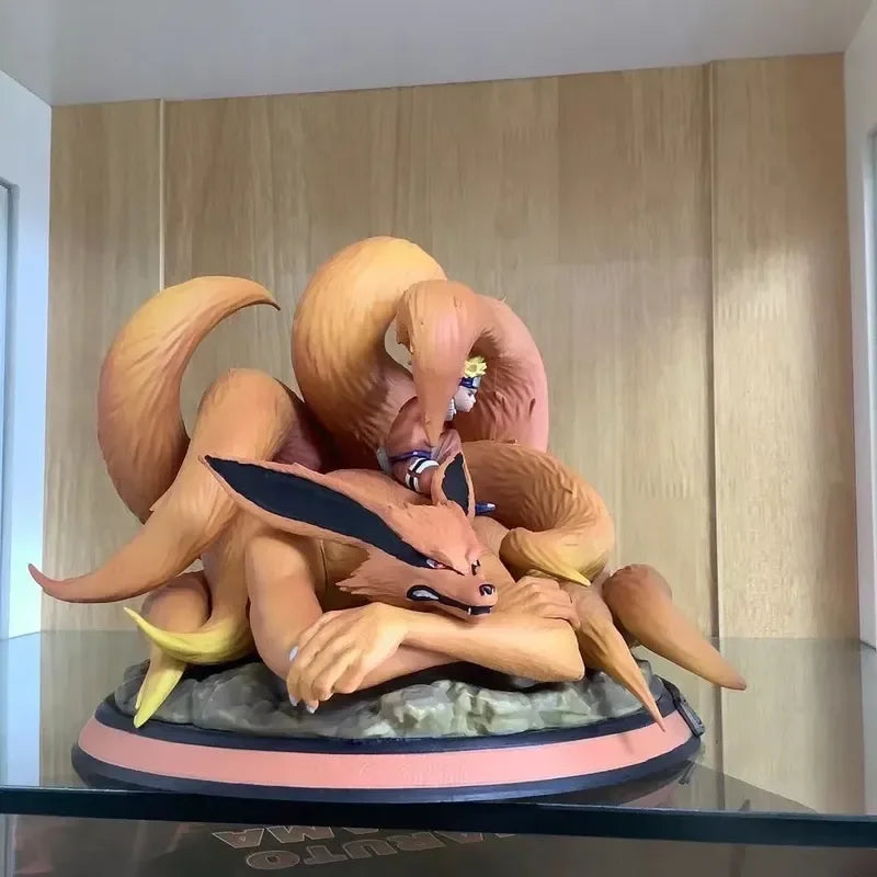 New In Stock Naruto Anime Figurine Tsume Nine Tailed Naruto Limited Edition Statue Large Gk Model Ornament Toy Gifts Tsu