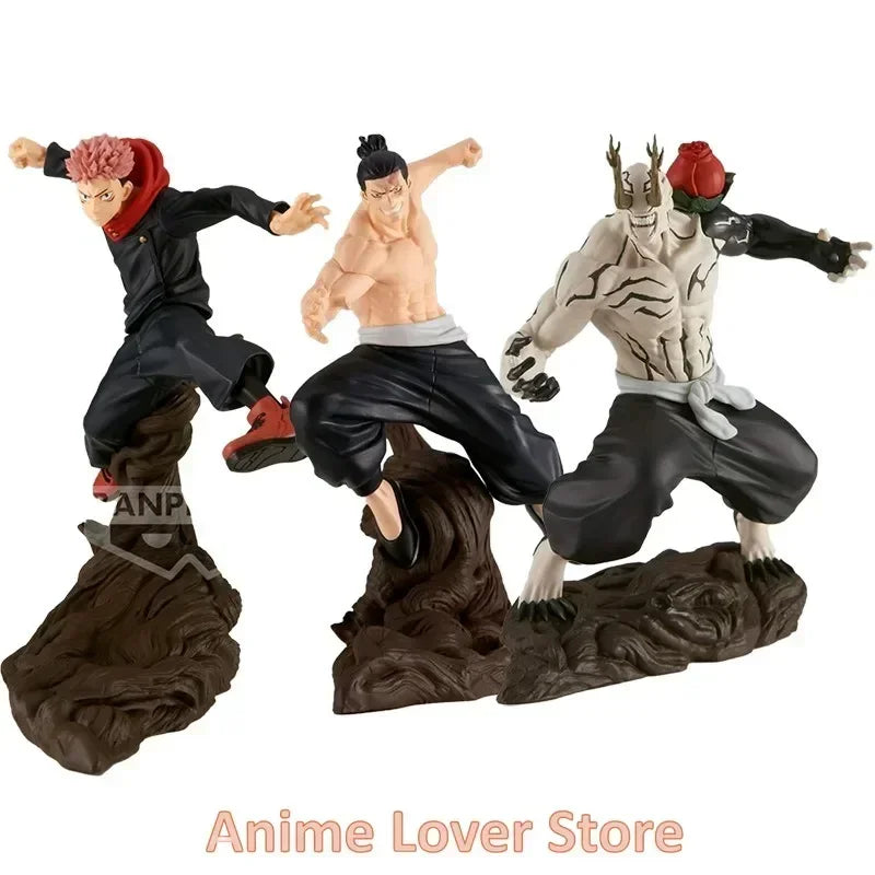In Stock Bandai Banpresto Original Jujutsu Kaisen Combination Battle Itadori Yuji Todo Aoi Hanami Anime Figures Toy for Kids