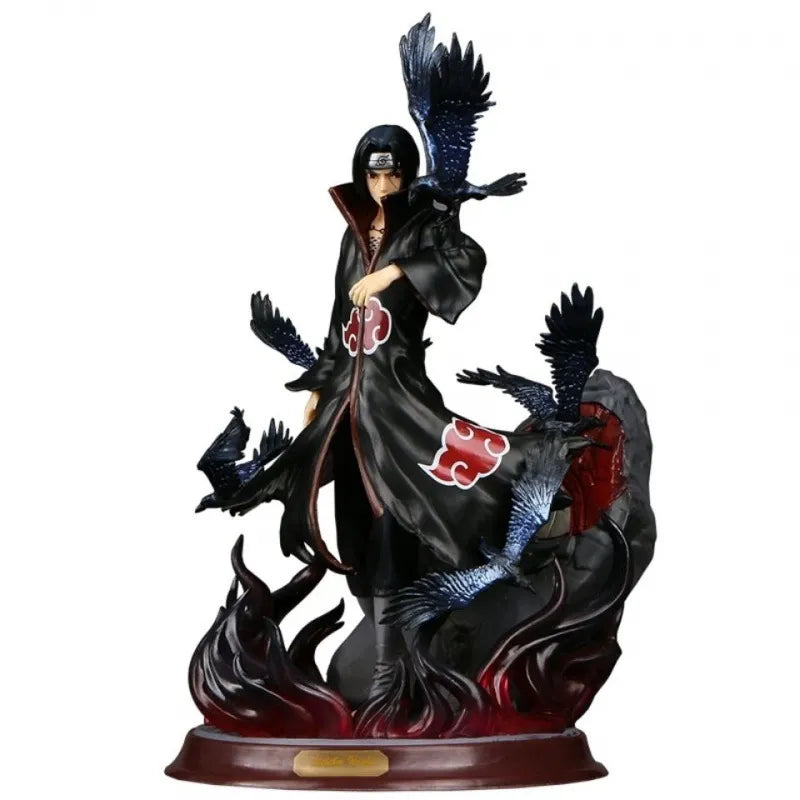 Naruto Anime Hand-made Nine-tailed Naruto Shippuden Uchiha Itachi Six-knife Class Ye Kai Boys Collection Ornaments