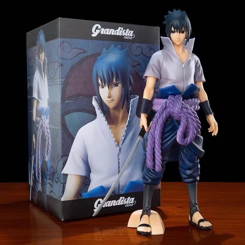 Anime Naruto Model Uchiha Sasuke Itachi Akatsuki PVC Statue Collectible Toys Doll Figma for kids GK Action Figure Shippuden
