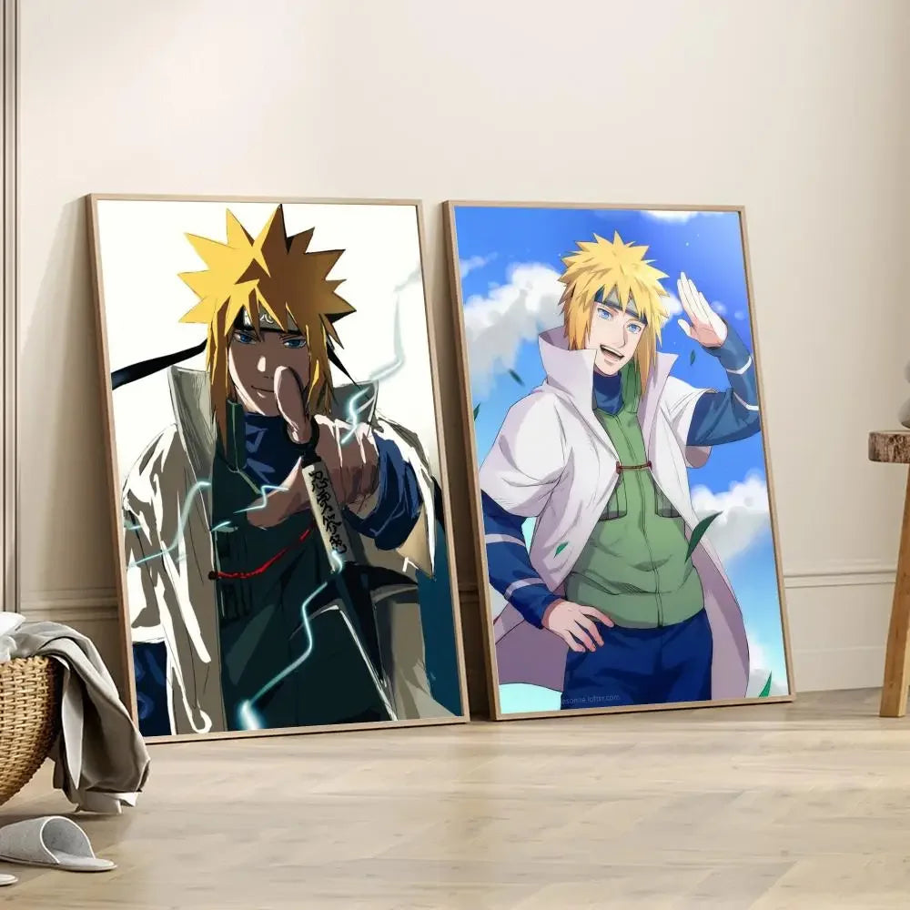Naruto Namikaze Minato Poster Paper Print Home Living Room Bedroom Entrance Bar Restaurant Cafe Art Painting Decoration
