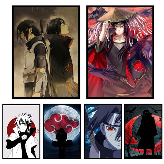 Uchiha Itachi Naruto Poster Paper Print Home Living Room Bedroom Entrance Bar Restaurant Cafe Art Painting Decoration
