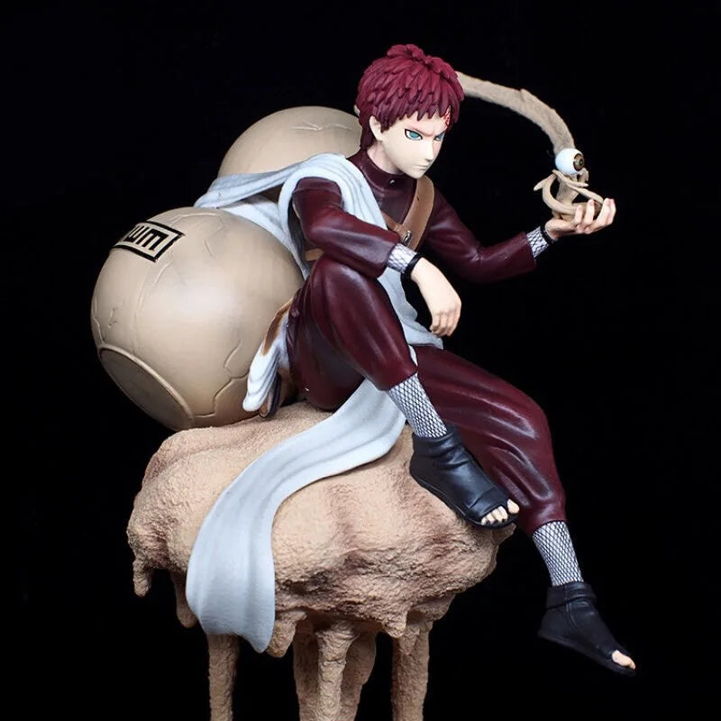 22cm Bandai Anime Naruto Figures Gaara Figurine NARUTO Action Model Decoration Toys Favorite Models For Children