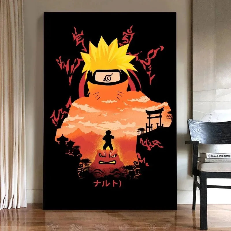 Bandai Decorative Canvas Printing Naruto Room Home Picture Decor Prints and Prints Decoration HD Paintings Poster