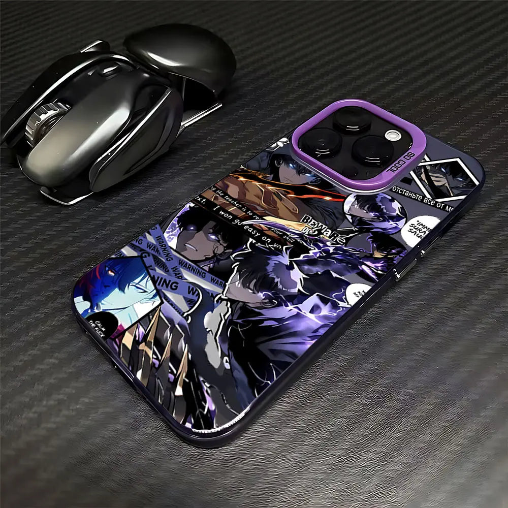 Anime Solo Leveling Case for Xiaomi Redmi A1 13C 9C 9T Note 7 8 9 9S 10 11 12 13 Pro K60 Ultra 4G 5G Matte Shockproof Back Cover