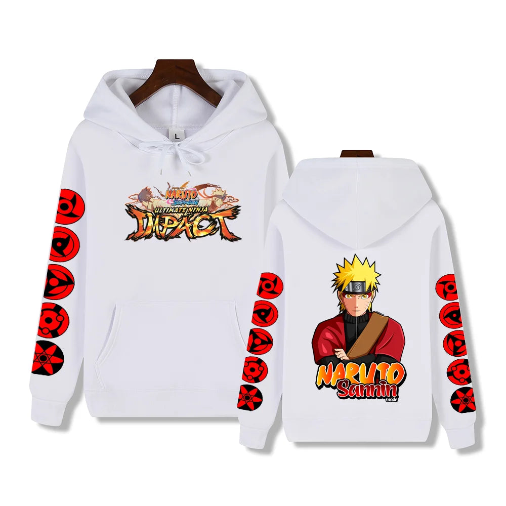Super handsome Naruto Print Autumn/Winter Comfortable soft thickening men's high quality casual fashion warm street hoodie