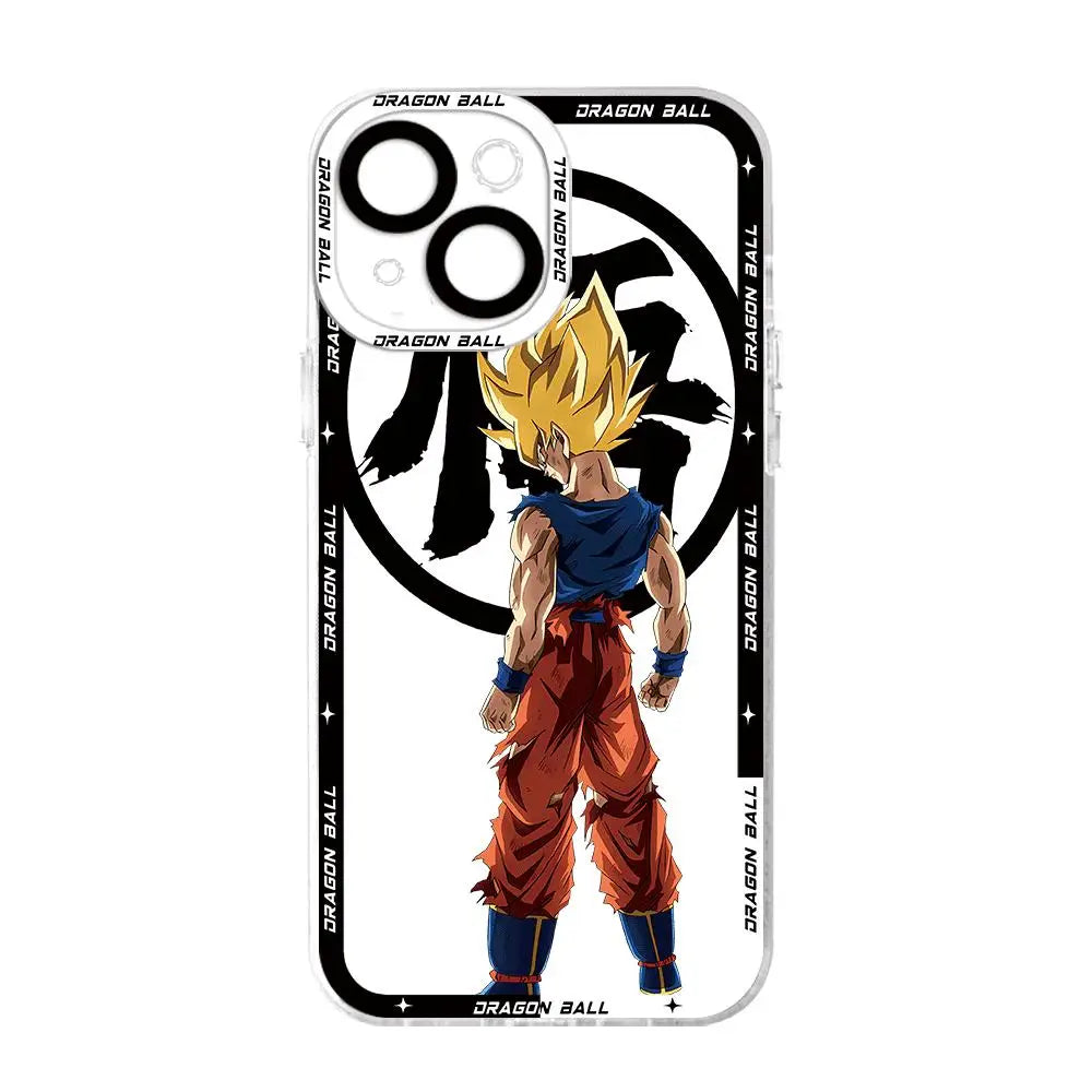 Anime Dragons Balls Phone Case for Apple iPhone 11 13 14 ProMax 15 Pro 7 8 Plus 12 Mini X XS Max XR SE 2022 Silicone Cover