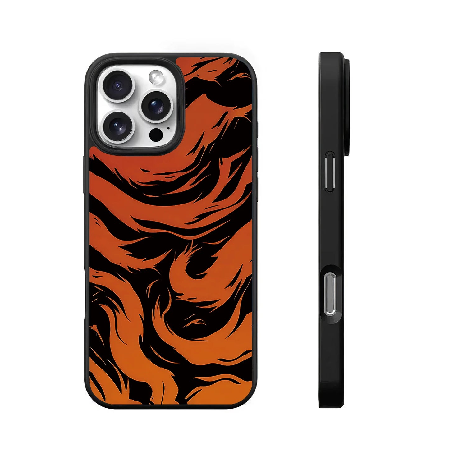 Anime Akatsuki Clouds Kurama Cases for iphone 16 15 14 13 12 11 Pro Max Full Cover Painting Soft Bumper Phonecase Funda