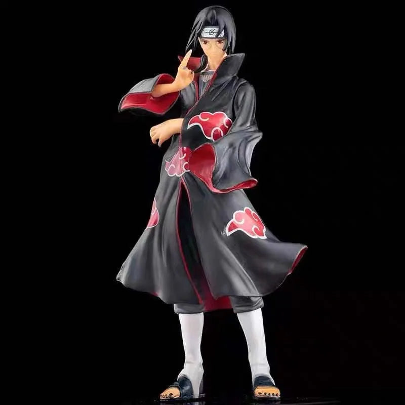 23cm Anime Naruto Figures Akatsuki Gk Uchiha Itachi Tsukuyomi Manga Statue PVC Action Figures Collectible Shippuden Model Toys