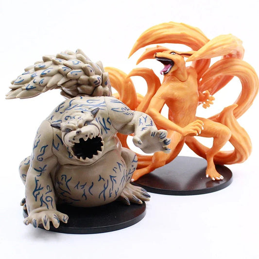 Bandai Anime Shippuden Figure Bijuu Series Kyuubi Kurama Gyuki Shukaku Pvc Tailed Beasts Action Figurine Collectible Model Toys