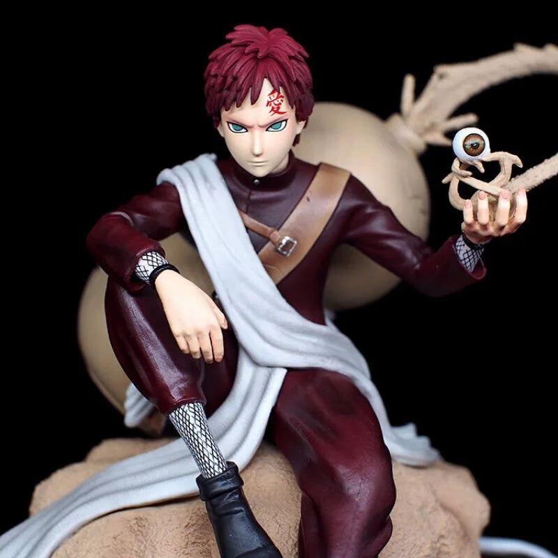 22cm Bandai Anime Naruto Figures Gaara Figurine NARUTO Action Model Decoration Toys Favorite Models For Children