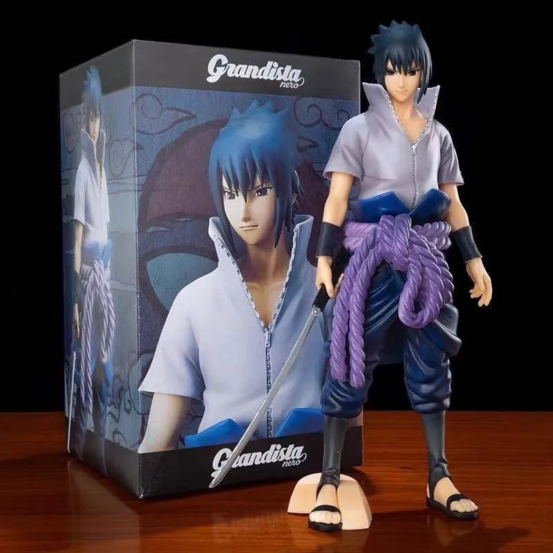 Anime Naruto Model Uchiha Sasuke Itachi Akatsuki PVC Statue Collectible Toys Doll Figma for kids GK Action Figure Shippuden