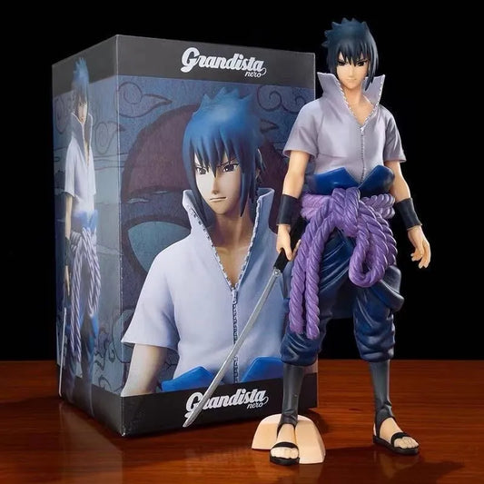 Anime Naruto Model Uchiha Sasuke Itachi Akatsuki PVC Statue Collectible Toys Doll Figma for kids GK Action Figure Shippuden