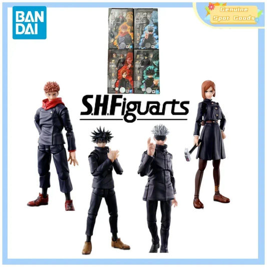 Genuine Bandai Jujutsu Kaisen SHF Satoru Gojo Megumi Yuji Anime Action Figures Model Toys Collectible Gift for Toys Hobbies Kids