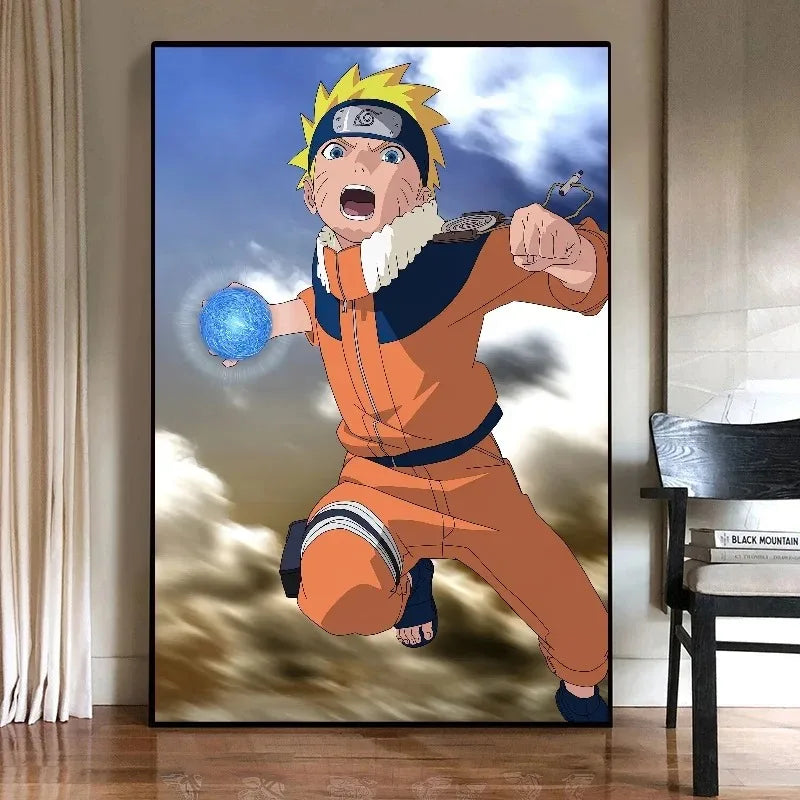 Bandai Decorative Canvas Printing Naruto Room Home Picture Decor Prints and Prints Decoration HD Paintings Poster