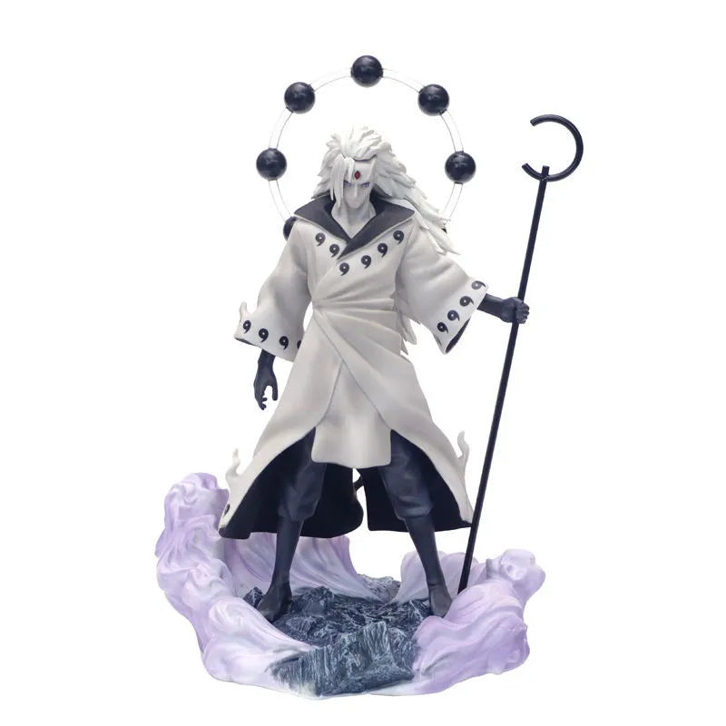 Naruto Anime Hand-run Shippuden Uchiha Itachi Six Daoban CS Shayun I Love Luo Yekai Statue Decoration Boys Collection Toys