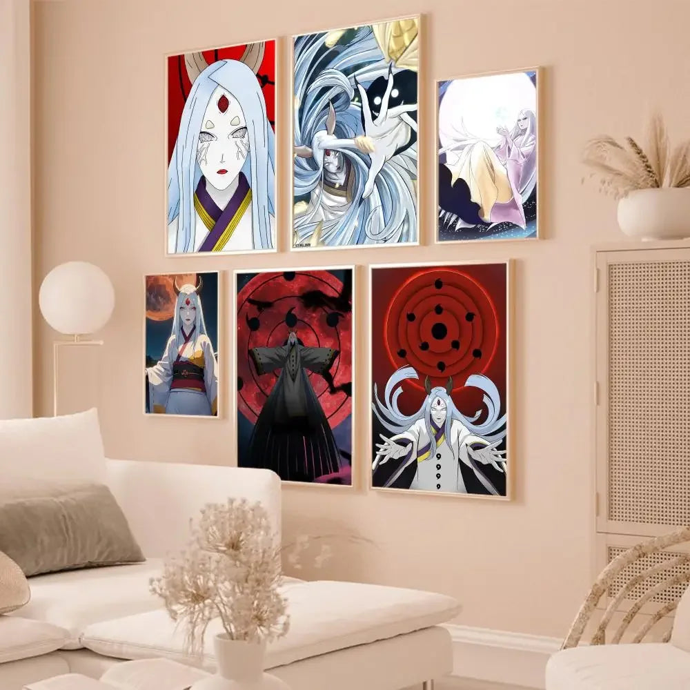 Naruto Kaguya Otsutsuki  Poster Paper Print Home Living Room Bedroom Entrance Bar Restaurant Cafe Art Painting Decoration