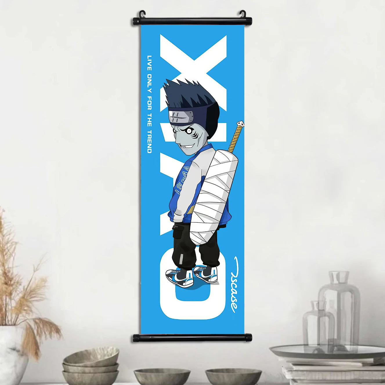 Akatsuki Hot Japanese Anime Poster Scroll Canvas Wall Hanging Painting Home Decor Itachi  Art Room Decoration Kid Gift Didara