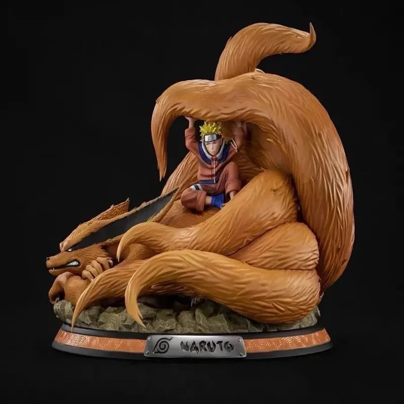 New In Stock Naruto Anime Figurine Tsume Nine Tailed Naruto Limited Edition Statue Large Gk Model Ornament Toy Gifts Tsu