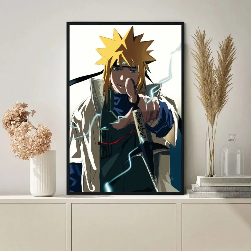 Naruto Namikaze Minato Poster Paper Print Home Living Room Bedroom Entrance Bar Restaurant Cafe Art Painting Decoration