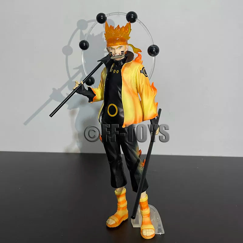 30cm Anime Naruto Uzumaki Naruto Figure Rikudou Sennin Mode Shippuuden Action Figure PVC Collection Model Toys Gifts