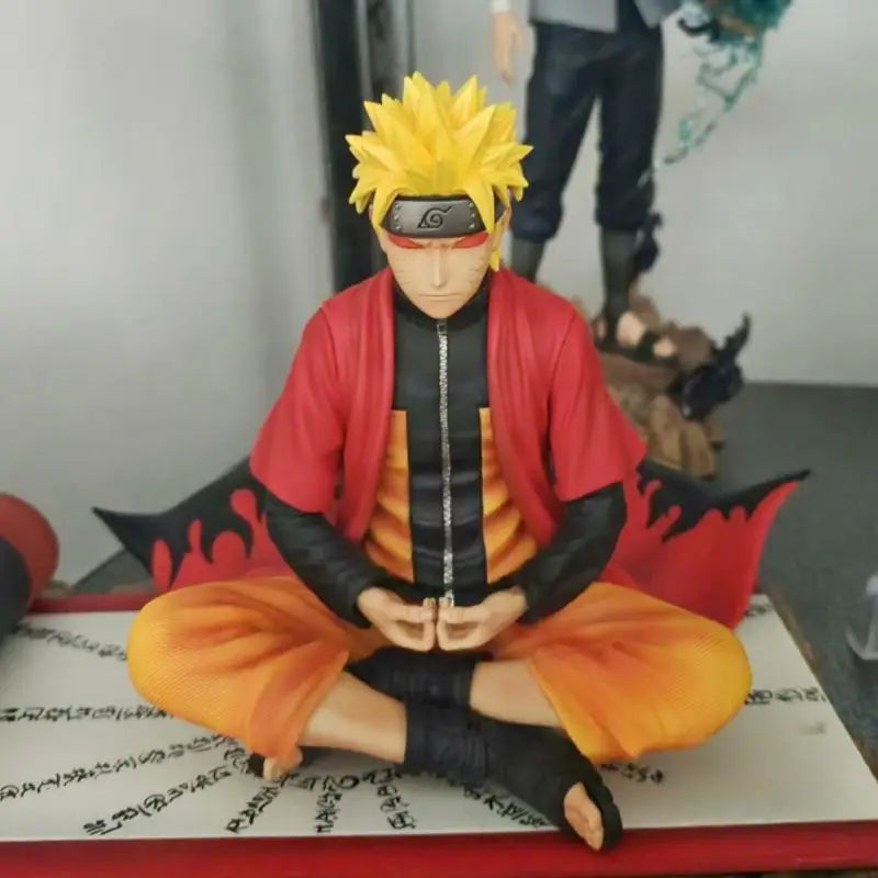 New Naruto Sage Mode Sitting Posture Statue Anime Action Figure