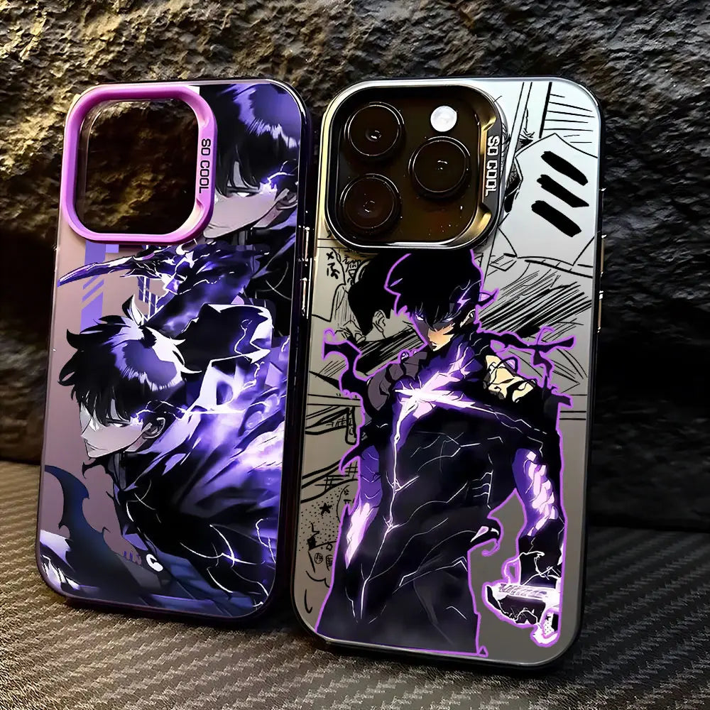 Anime Solo Leveling Case for Xiaomi Redmi A1 13C 9C 9T Note 7 8 9 9S 10 11 12 13 Pro K60 Ultra 4G 5G Matte Shockproof Back Cover
