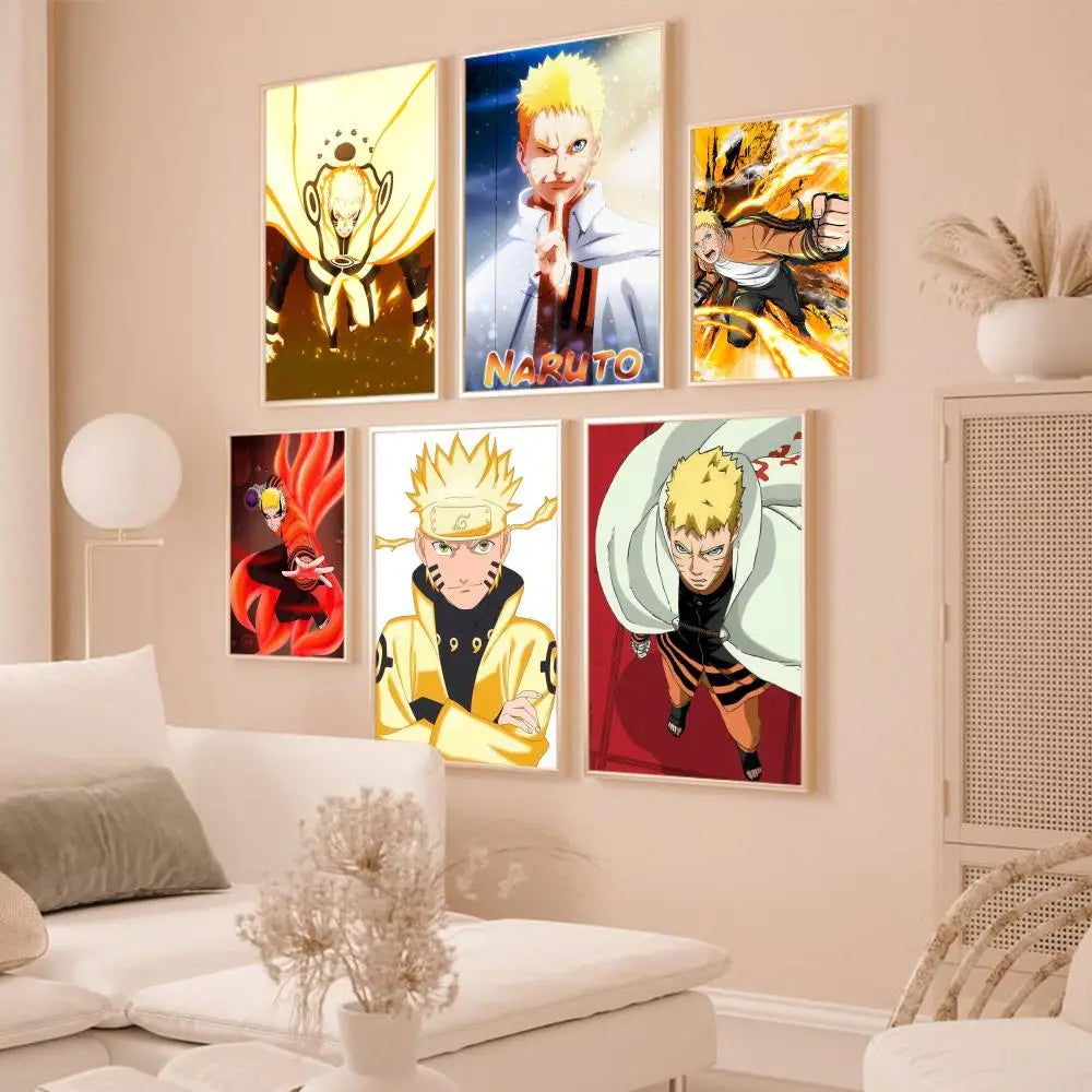 Naruto Baryone Mode  Poster Paper Print Home Living Room Bedroom Entrance Bar Restaurant Cafe Art Painting Decoration