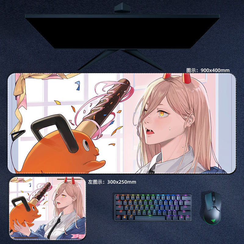 CHAlNSAW MAN Large Mouse pad