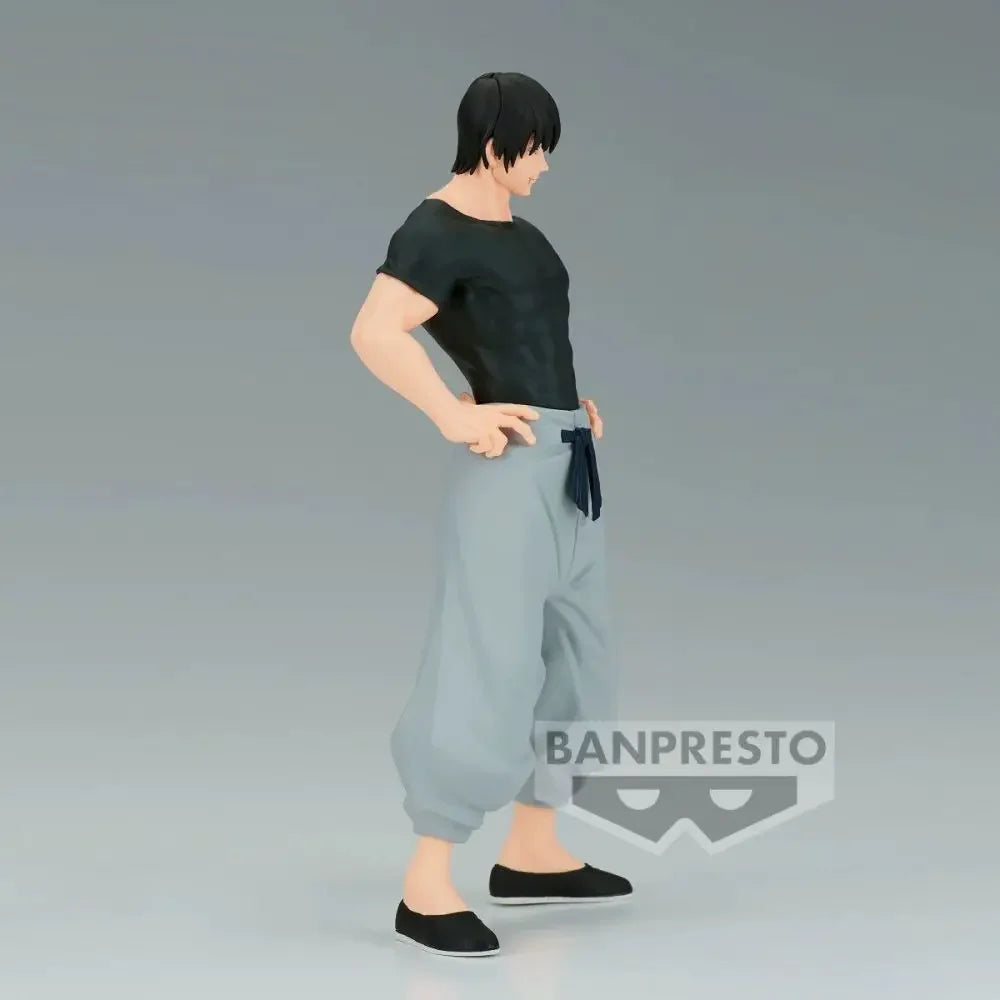 17cm Original Banpresto Anime Jujutsu Kaisen Fushiguro Toji Action Figure Animation Figurine Model Toy Collection Doll Gifts