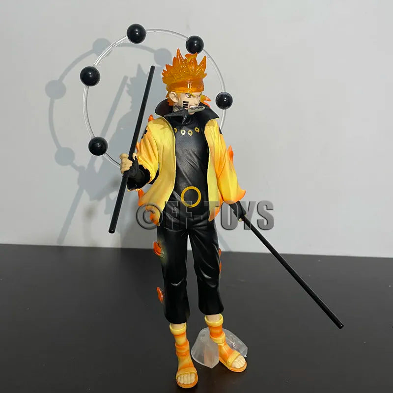 30cm Anime Naruto Uzumaki Naruto Figure Rikudou Sennin Mode Shippuuden Action Figure PVC Collection Model Toys Gifts