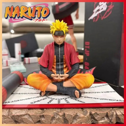 New Naruto Sage Mode Sitting Posture Statue Anime Action Figure