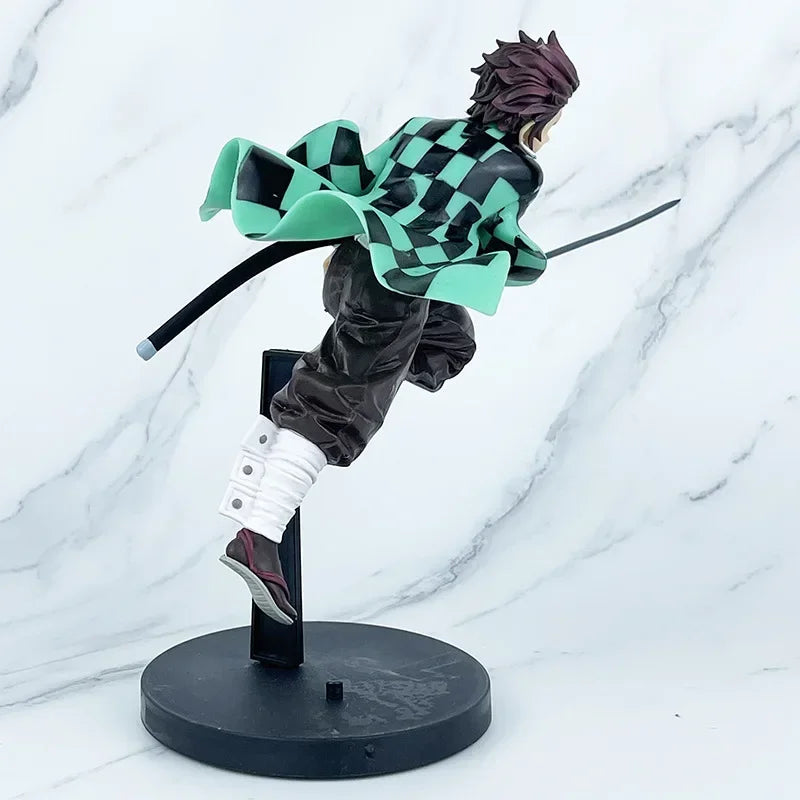 15CM Demon Slayer Kamado Tanjirou with Arms Battle Model Toy PVC Anime Standing Form Ornaments Action Figure Gift Brinquedos