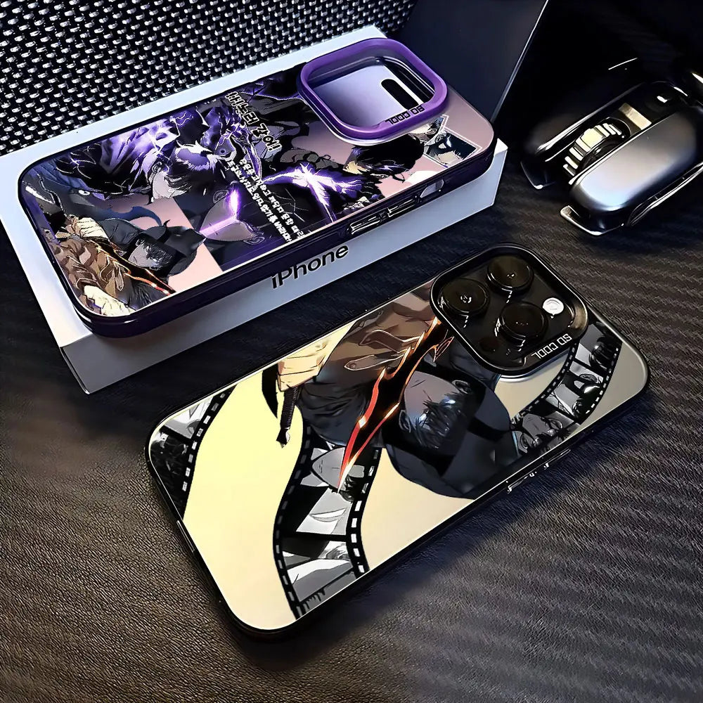 Anime Solo Leveling Case for Xiaomi Redmi A1 13C 9C 9T Note 7 8 9 9S 10 11 12 13 Pro K60 Ultra 4G 5G Matte Shockproof Back Cover