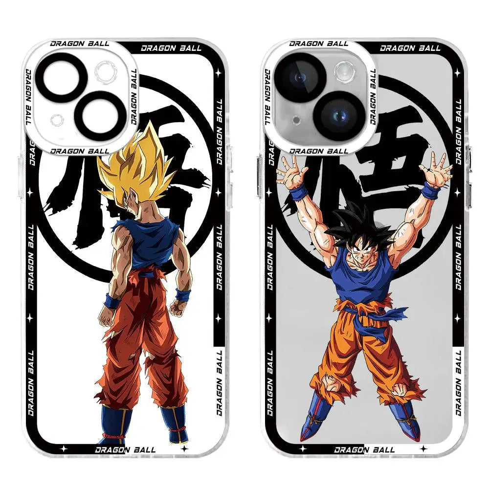 Anime Dragons Balls Phone Case for Apple iPhone 11 13 14 ProMax 15 Pro 7 8 Plus 12 Mini X XS Max XR SE 2022 Silicone Cover