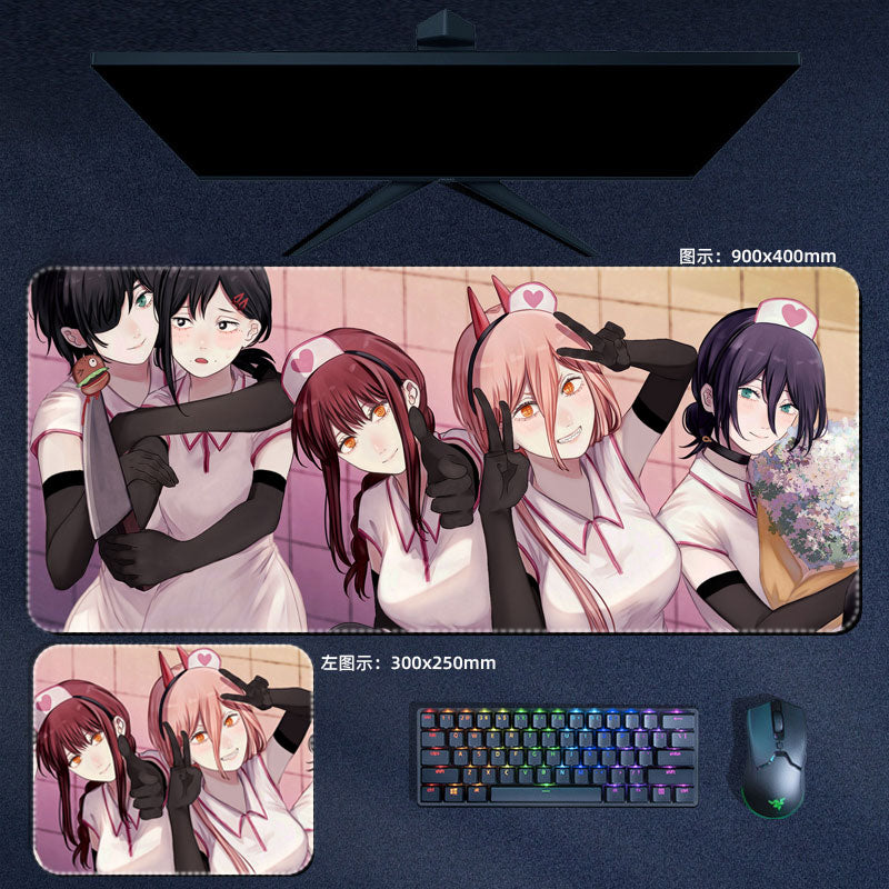 CHAlNSAW MAN Large Mouse pad