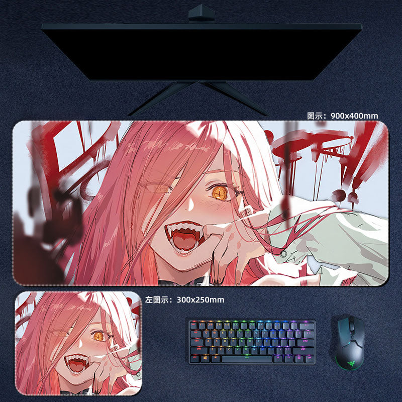 CHAlNSAW MAN Large Mouse pad