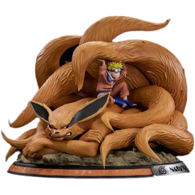 New In Stock Naruto Anime Figurine Tsume Nine Tailed Naruto Limited Edition Statue Large Gk Model Ornament Toy Gifts Tsu