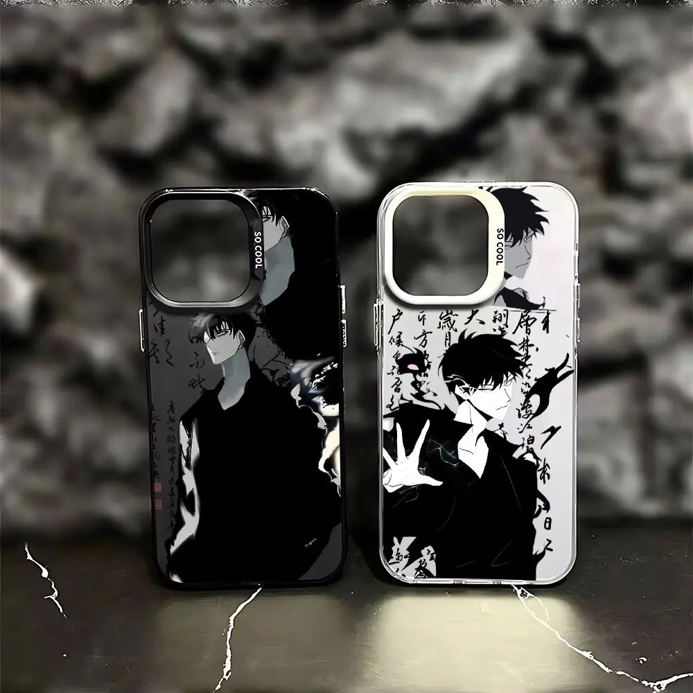 Anime Solo Leveling Case for Xiaomi Redmi A1 13C 9C 9T Note 7 8 9 9S 10 11 12 13 Pro K60 Ultra 4G 5G Matte Shockproof Back Cover